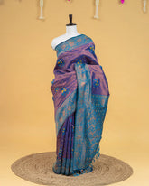 SC2821 - Top Dyed Saree With Sparkling Stone And Meena Butta